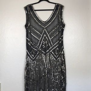Beautiful beaded and sequined dress